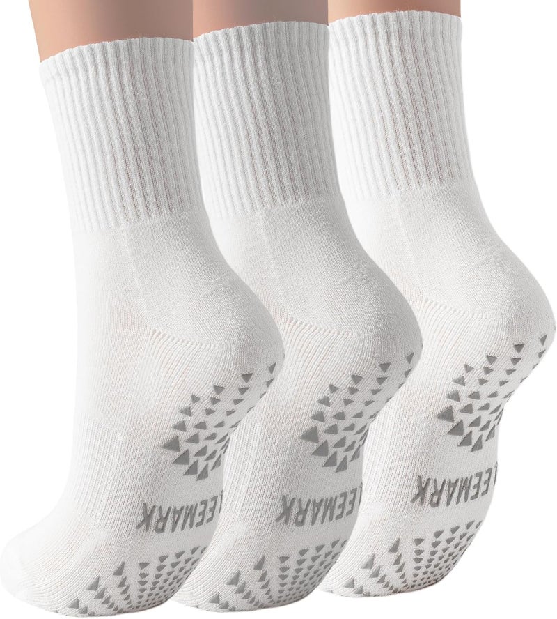 ULEEMARK Store Womens Pilates Non slip Yoga Socks Dance Gym Exercise Ankle Socks - Image 1